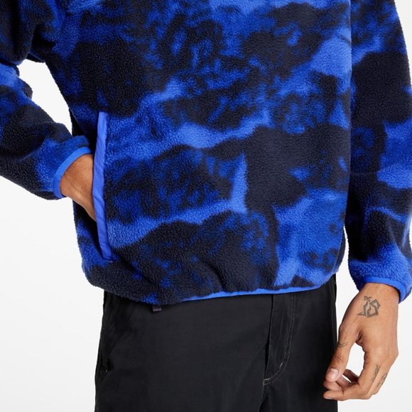 ADIDAS ADVENTURE POLAR FLEECE ALLOVER PRINT HALF-ZIP SWEATSHIRT SIZE M - Picture 3 of 8